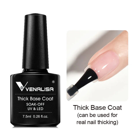 Venalisa Rubber Base Jelly Pink Color Gel Nagellak VIP4