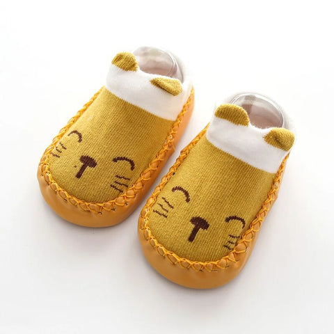Baby Socks Slippers with Rubber Soles