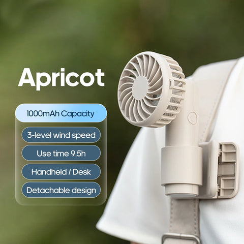 Portable Multifunctional Mini Clip Fan - USB Rechargeable Handheld Cooling Solution