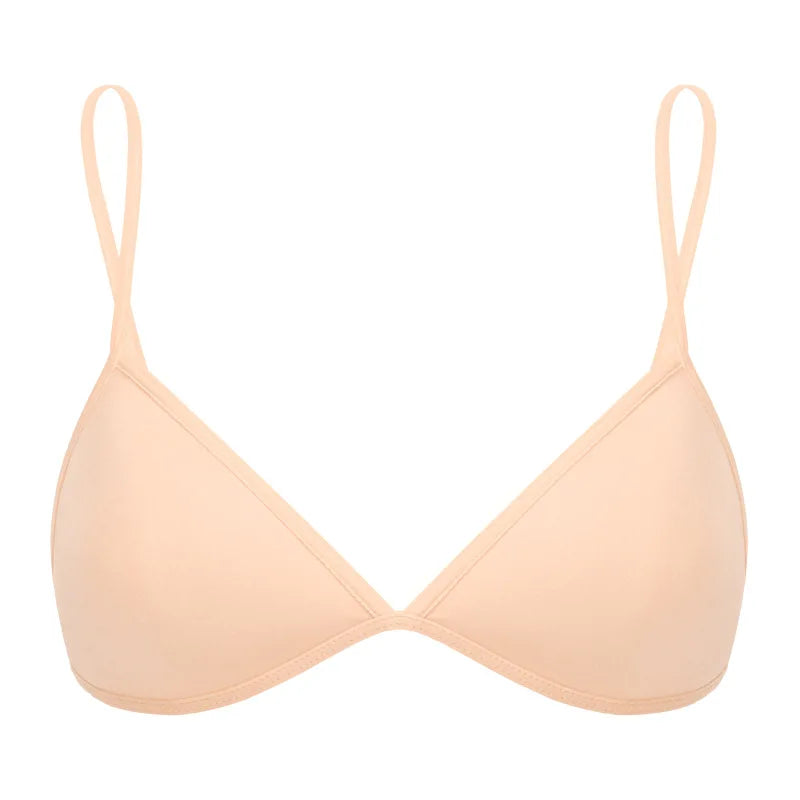 FINETOO Sexy Thin Seamless Triangle Cup Bra