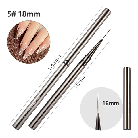 BORN PRETTY Nail Liner Brush Set for Artistic Nail Designs
