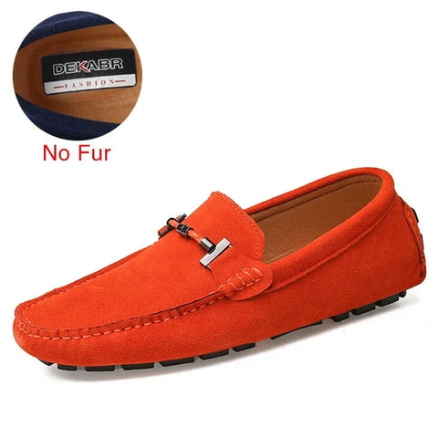 DEKABR Handgemaakte Heren Loafers Luxe Echt Lederen Casual Schoenen