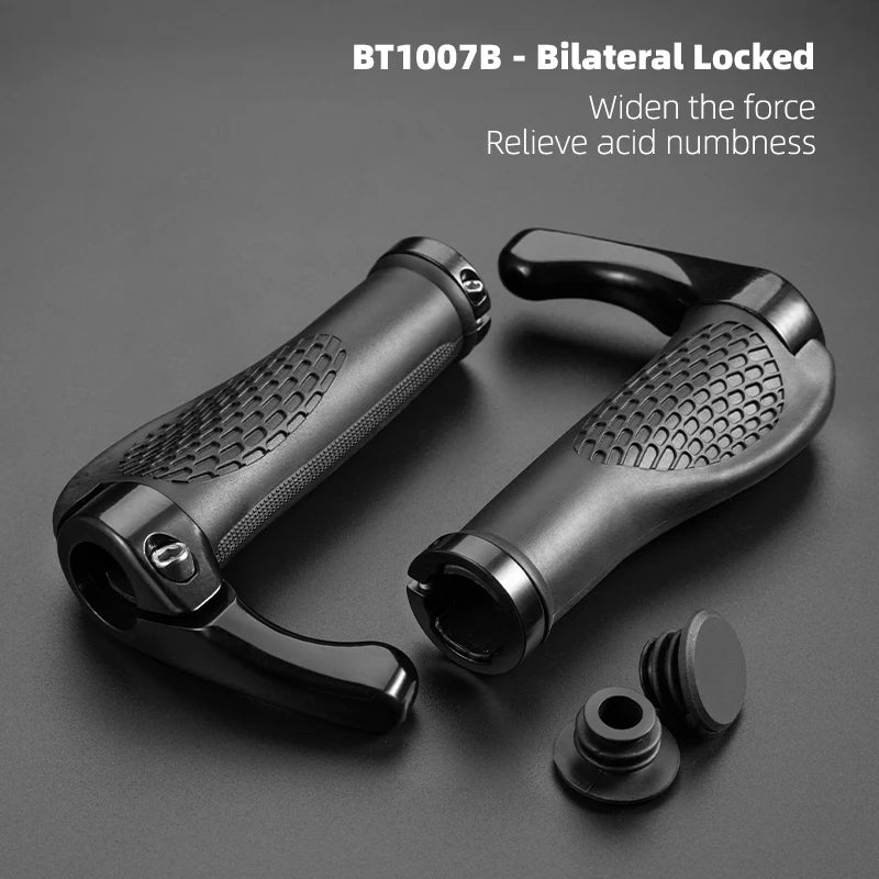 ROCKBROS MTB Bicycle Grips - Shockproof & Dust-proof Handlebar Grips