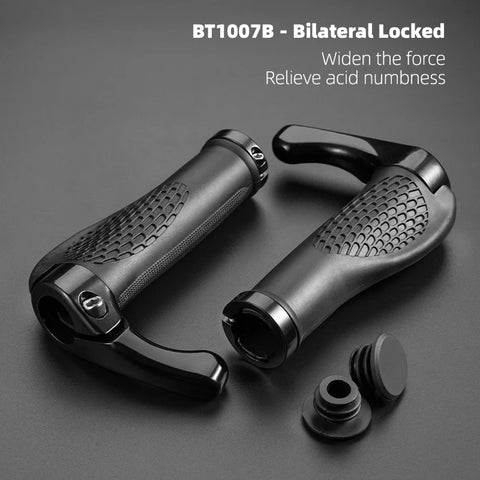 ROCKBROS MTB Bicycle Grips - Shockproof & Dust-proof Handlebar Grips