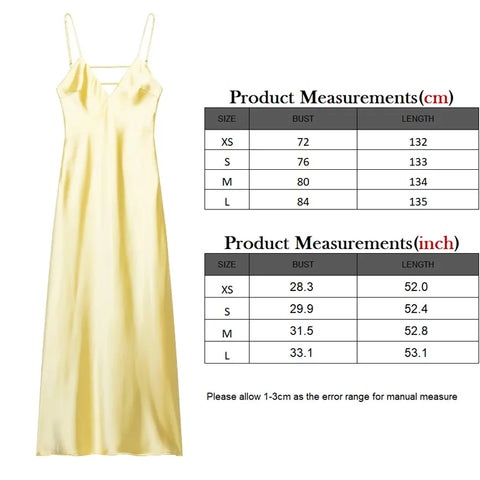 TRAF White Bow Tied Satin Sling Dress