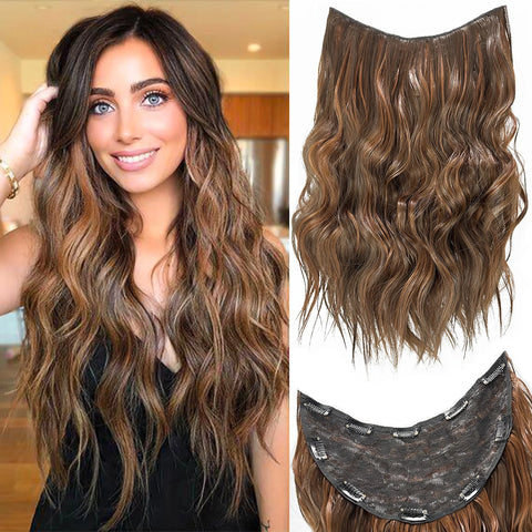 22 Inch U-Shaped Hair Extensions with Clips