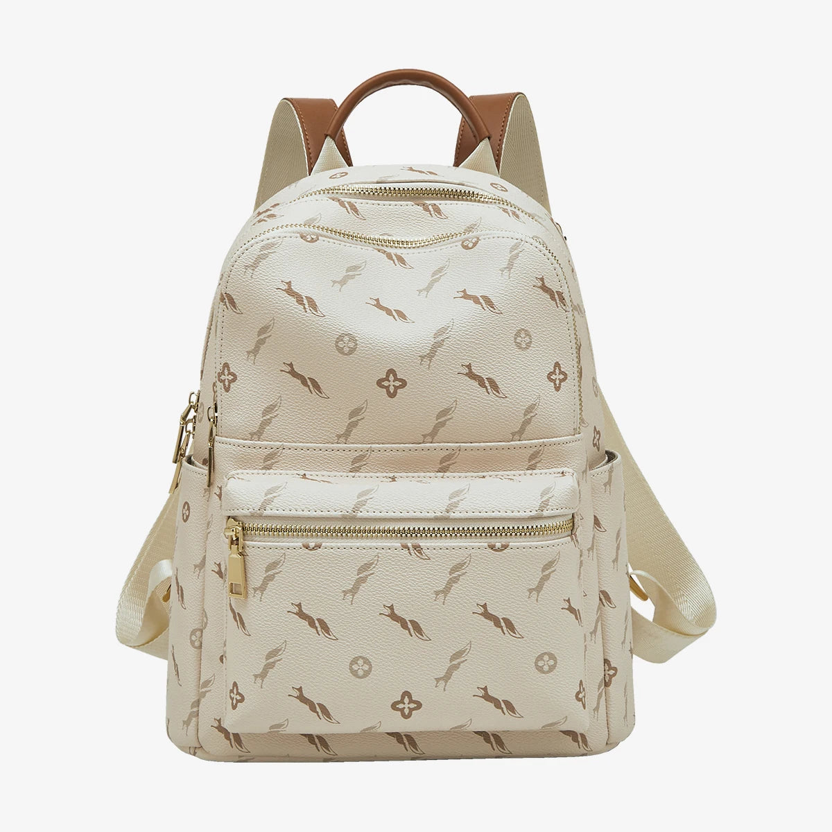 FOXER Women's Signature PVC Backpack: Fashionable Travel Rucksack for Ladies