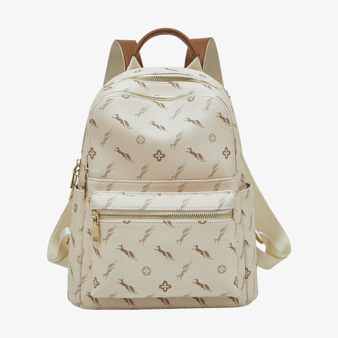FOXER Women's Signature PVC Backpack: Fashionable Travel Rucksack for Ladies