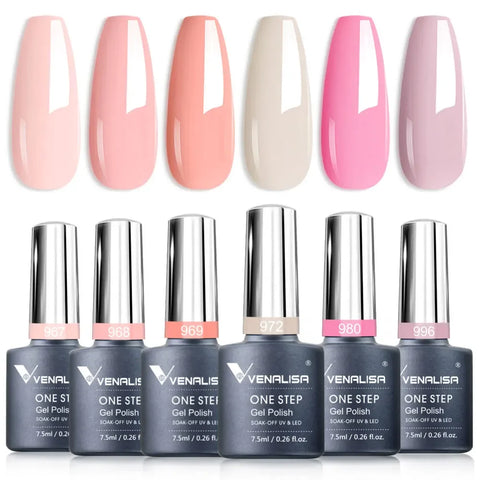 Venalisa VIP5 HEMA FREE Jelly Pink Nude Collection Nail Gel Polish