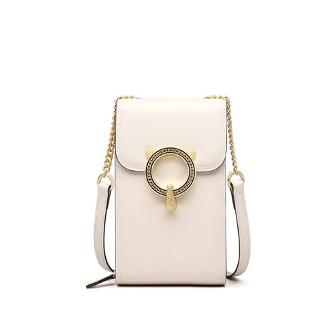 FOXER Mini Women Crossbody Bag - Cute Flap Cellphone Bag for Stylish Ladies