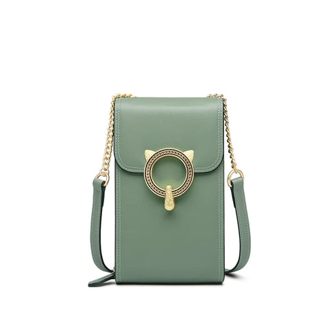 FOXER Mini Women Crossbody Bag - Cute Flap Cellphone Bag for Stylish Ladies