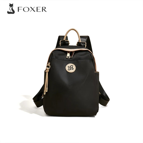 FOXER Fabric Women Backpack 2025 - Fashionable Casual Travel Bag
