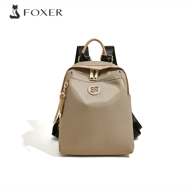 FOXER Fabric Women Backpack 2025 - Fashionable Casual Travel Bag