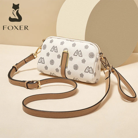 FOXER Women Small Crossbody Bag - Stylish High-Quality Mini Messenger Bag