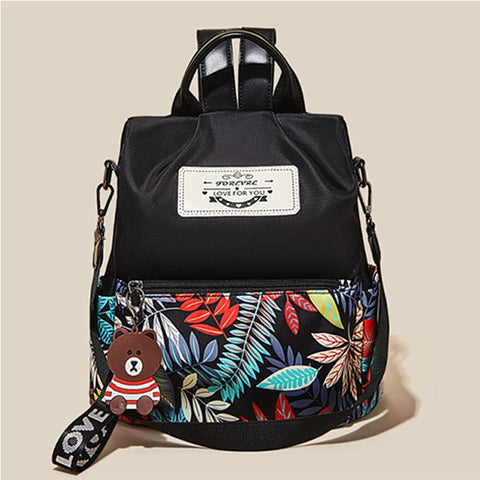 FOXER Girl Preppy Style High Capacity Backpack for Women