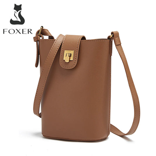 FOXER Women's Chic Mini Crossbody Cellphone Bag