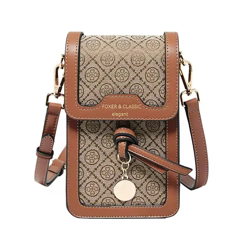 FOXER Women's Stylish Cellphone Crossbody Bag