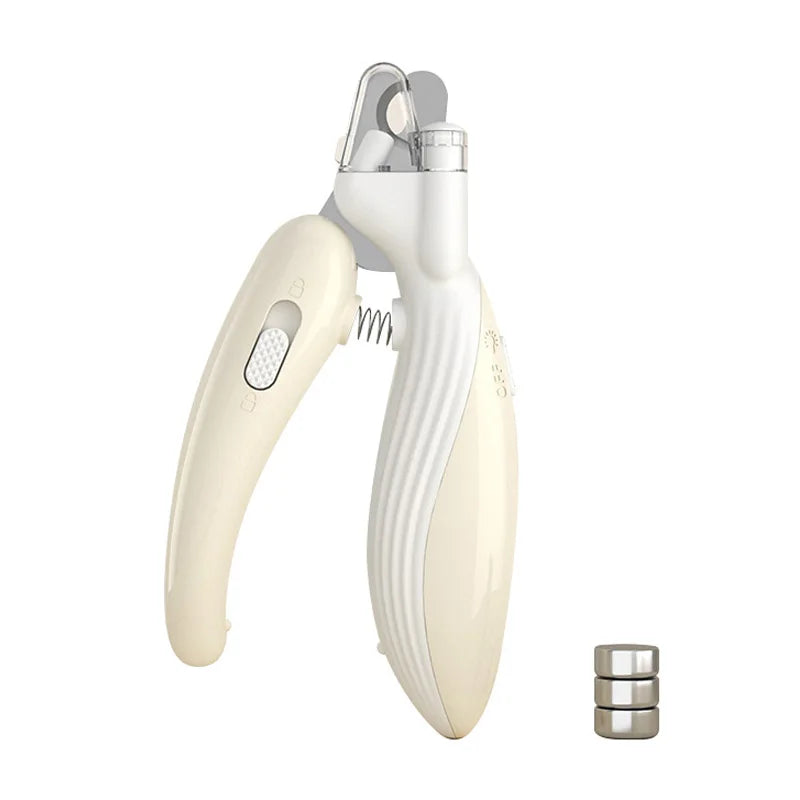 Professional Pet Nail Clippers with LED Light - Ideal for Dogs, Cats, and Small Animals