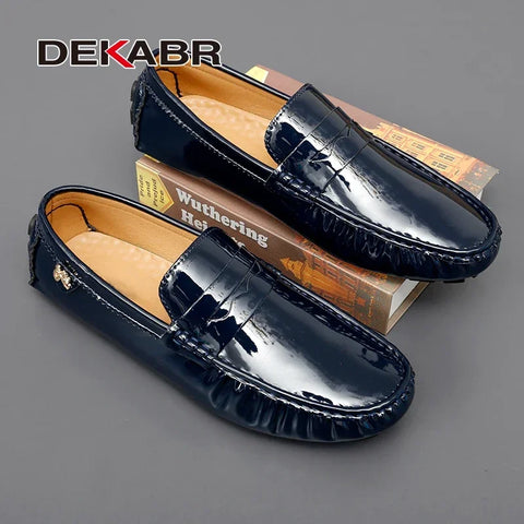 DEKABR Herren Freizeit-Slip-On-Schuhe 
