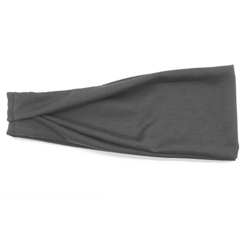 Women Cotton Head Band Fashion Hair Bands - Solid Turban Twist Knitted Headwrap Accessories