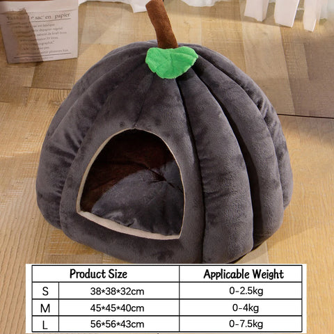 Cozy Banana-Shaped Plush Bed for Cats and Dogs - Perfect Winter Accessory