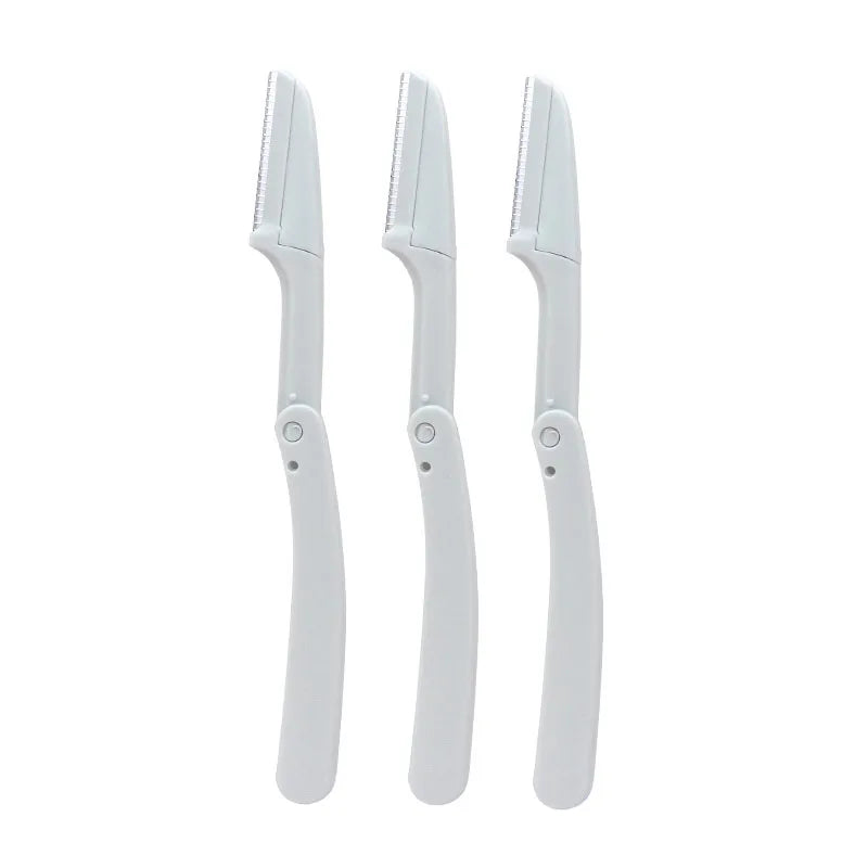 Karsyngirl 3pcs Fold Eyebrow Trimmer Kit – Makeup Tools for Effortless Grooming