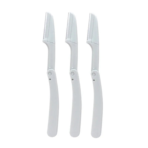 Karsyngirl 3pcs Fold Eyebrow Trimmer Kit – Makeup Tools for Effortless Grooming
