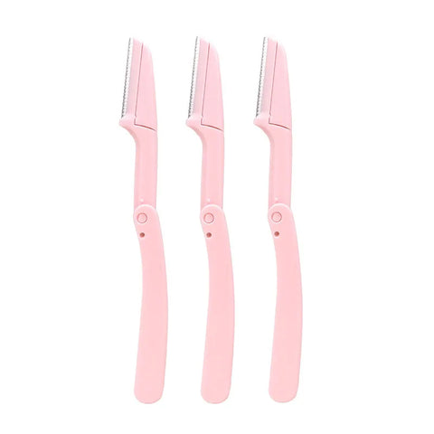 Karsyngirl 3pcs Fold Eyebrow Trimmer Kit – Makeup Tools for Effortless Grooming