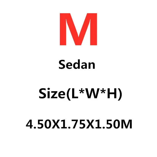 Universal Car Covers for Sedan and SUV - Sizes S/M/L/XL/XXL