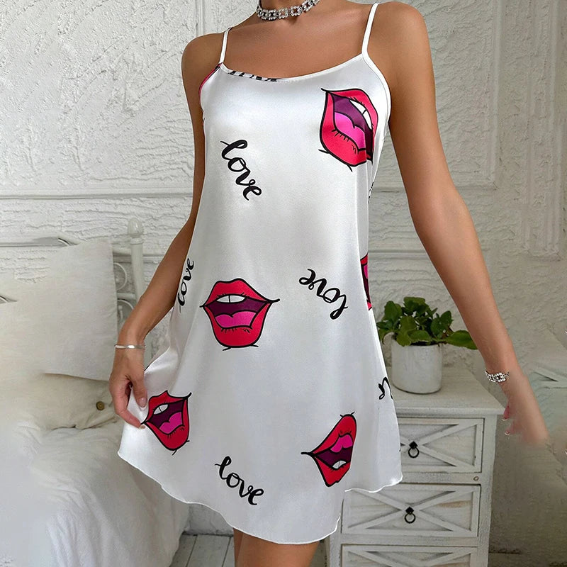 Ladies Sexy Sling Nightgown