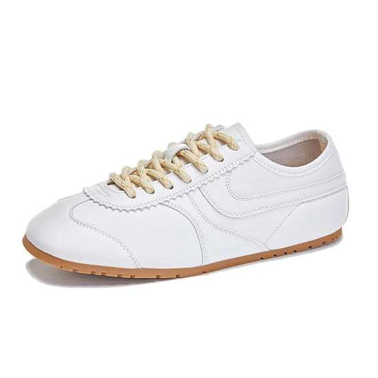 German Training Shoes for Women - Retro Genuine Leather Sneakers