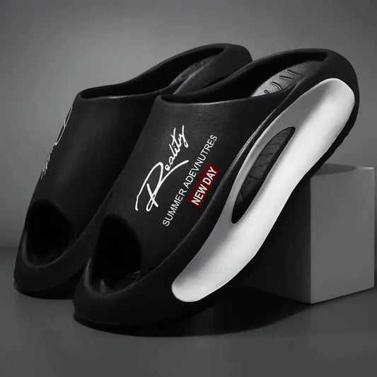 Fashion Non-Slip Couple Slippers - EVA, 2 Colors (Sizes 36-45)