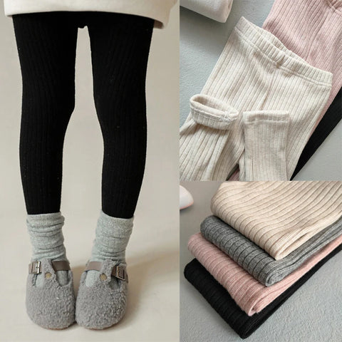 Baby Girl Knitted Leggings