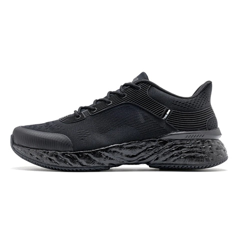 ONEMIX Ivory White Running Shoes for Men – Breathable Chunky Sneakers for Marathon and Walking