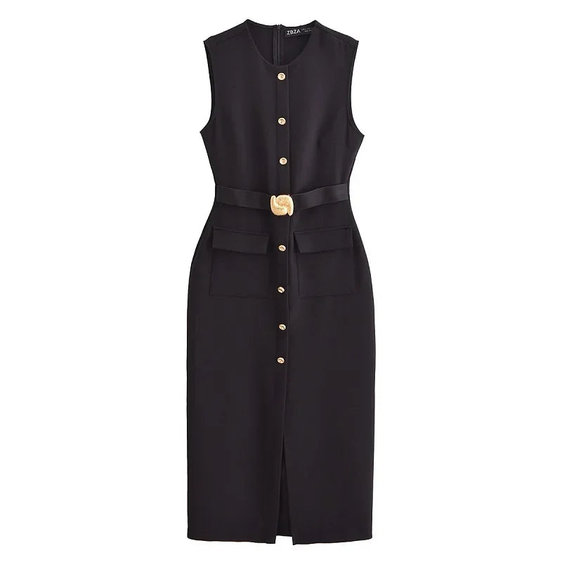 MUJER 2025 Women's Summer Midi Dress