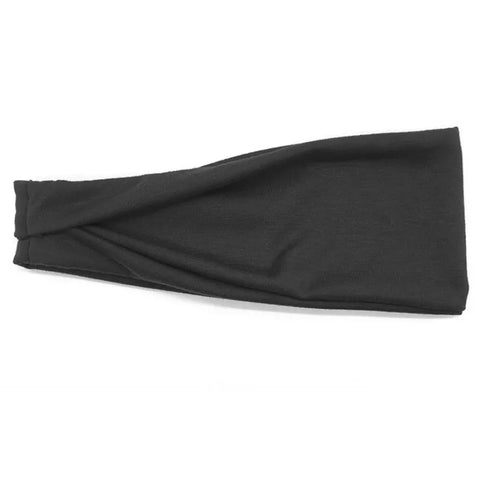 Women Cotton Head Band Fashion Hair Bands - Solid Turban Twist Knitted Headwrap Accessories