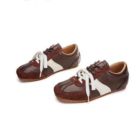 FEDONAS 2025 New Women Suede Leather Sneakers