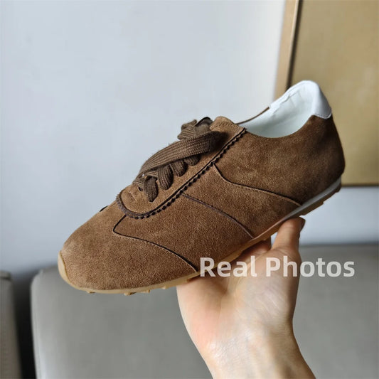 FEDONAS 2025 Quality Women Suede Sneakers