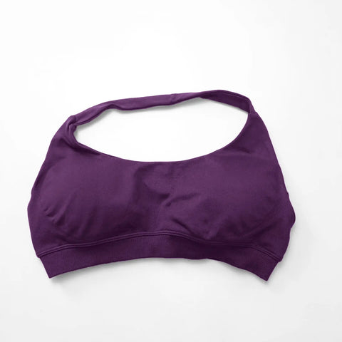 NCLAGEN Impact Sports Bra for Women - High Support Halter Top for Gym and Yoga