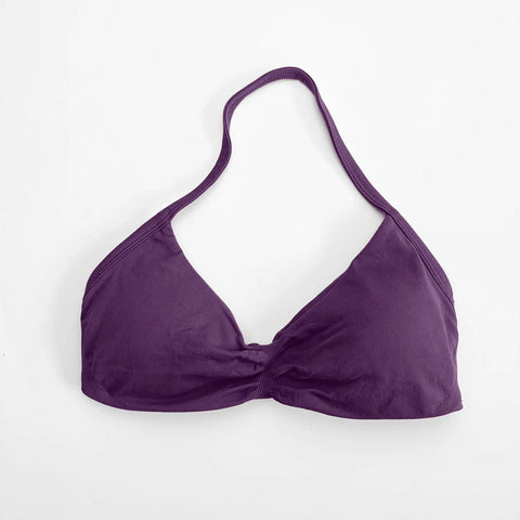 NCLAGEN Strappy Bra Gym Top for Women – High Support Seamless Halter Sports Bra with Pads