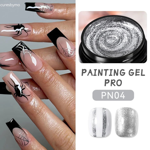 BORN PRETTY Metallic Painting Gel - Gold & Silver