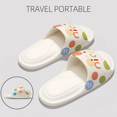 Cartoon opvouwbare pantoffels voor dames en meisjes 