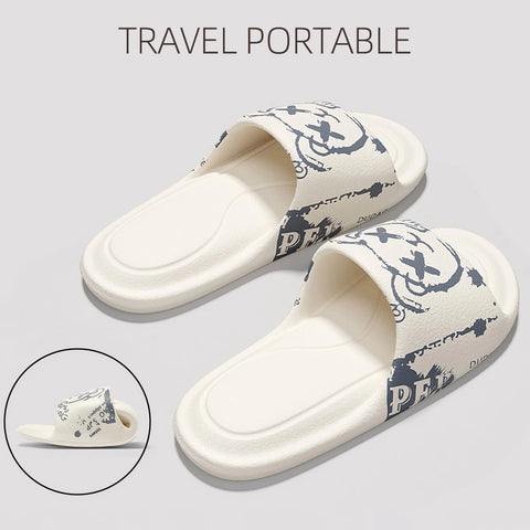 Cartoon opvouwbare pantoffels voor dames en meisjes 