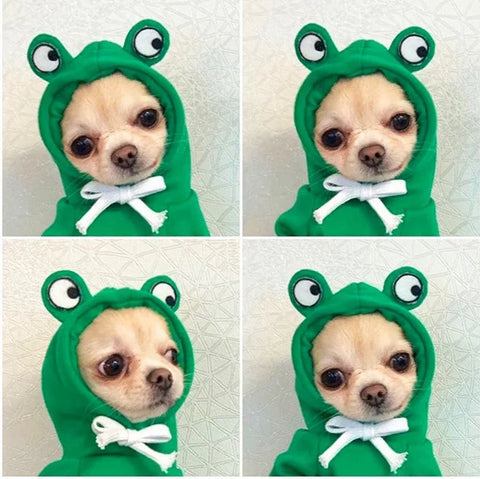 Christmas Dog Winter Hooded Sweatshirt Costume for Small Medium Pets - Cozy Jacket for Puppies and Cats