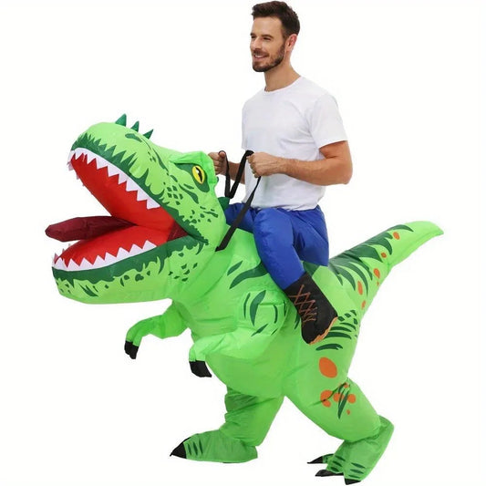 Inflatable T-Rex Dinosaur Costume for Adults