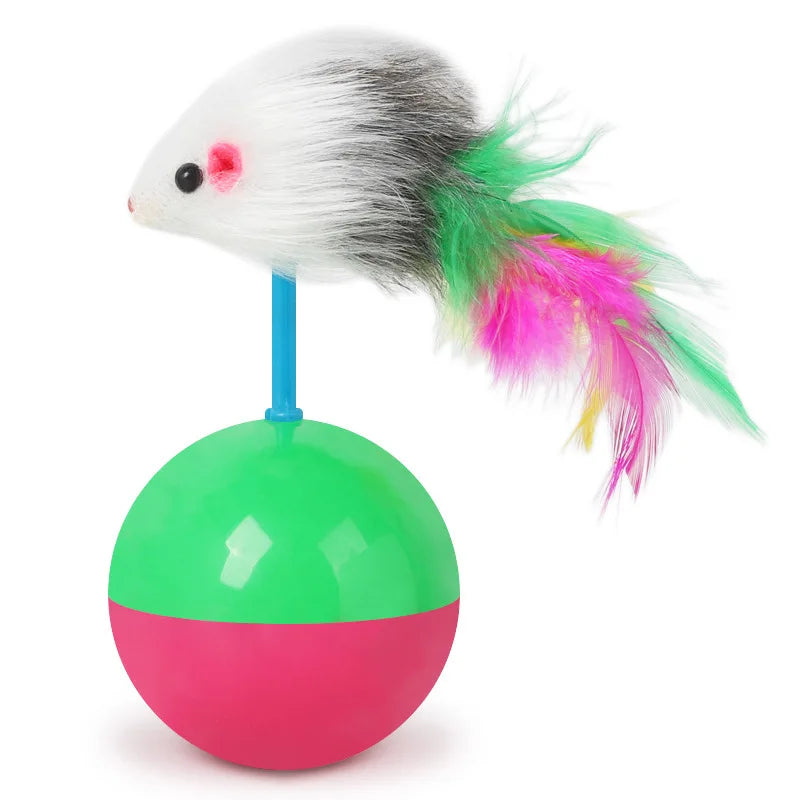 Interactive Cat Toy Set - Fun Mouse Teaser for Cats and Dogs