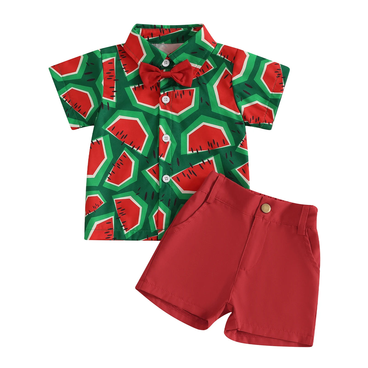Tregren peuter watermeloen zomeroutfitset