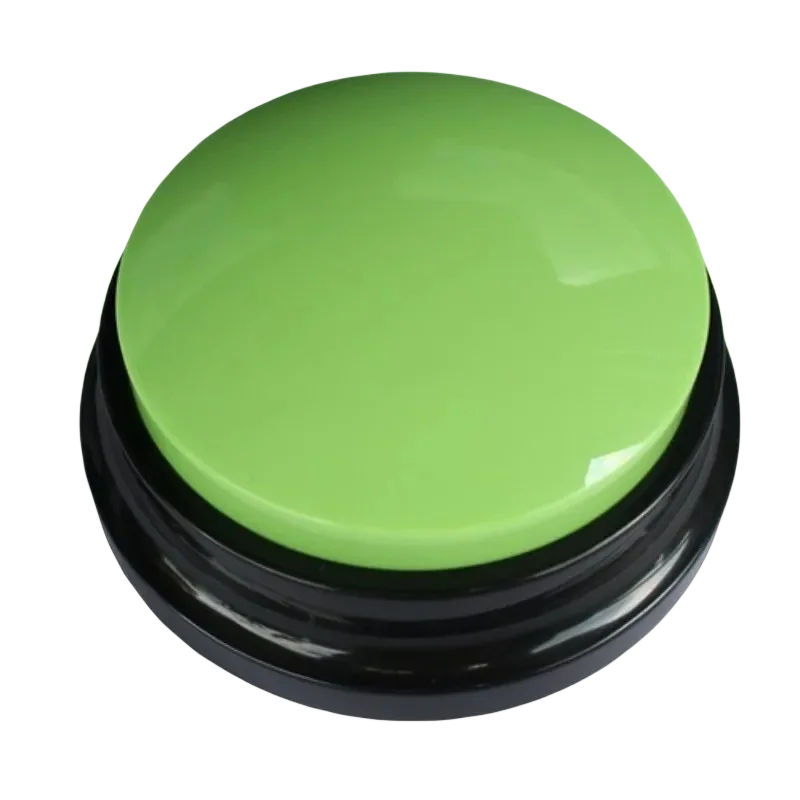 Dog Communication Buttons - Voice Recording Buzzer for Pet Training