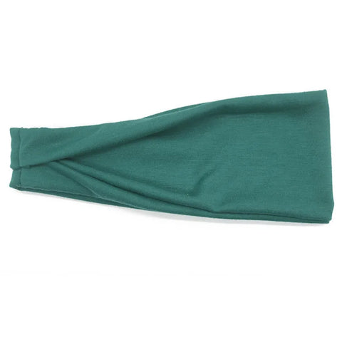 Women Cotton Head Band Fashion Hair Bands - Solid Turban Twist Knitted Headwrap Accessories