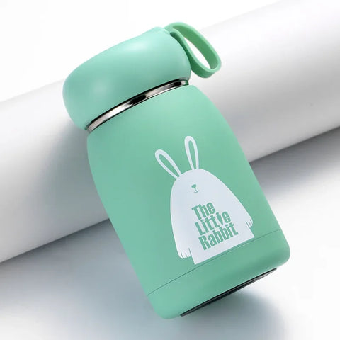 Mini 320ml Cute Thermos Bottle - Portable Thermal Mug for Kids and Girls